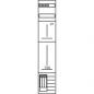 Preview: Eaton Electric ZSD-M19A1071 Zählerfeld, 1-feldrig, vorbereitet, Version M19A1071