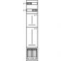 Preview: Eaton Electric ZSD-Z19A1073 Zählerfeld, 1-feldrig, vorbereitet, Version Z19A1073