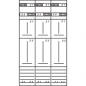 Preview: Eaton Electric ZSD-Z39A1075 Zählerfeld, 3-feldrig, vorbereitet, Version Z39A1075