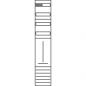 Preview: Eaton Electric ZSD-N19A1072 Zählerfeld, 1-feldrig, vorbereitet, Version N19A1072