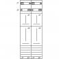 Preview: ARDEBO.de - ZSD-Z29A0575 Zählerfeld, 2-feldrig, vorbereitet, Version Z29A0575