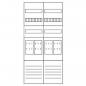 Preview: Eaton Electric ZSD-Z27B0019 Zählerfeld, 2-feldrig, vorbereitet, Version Z27B0019