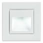 Preview: ARDEBO.de - R3929WW LED-Wandeinbauleuchte 230 V AC, 50 Hz, 1,2 W, 3.000 K, quadratisch, stru