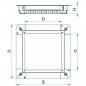 Preview: Obo Bettermann UGD55 250-3 9R Unterflur-Gerätedose für GES9/55UV 367x367x55, St, FS