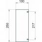 Preview: Obo Bettermann BSKM 1025 FS Brandschutzkanal I30 bis I120 mit Innenbeschichtung 100x250x2000, S (Menge: 2 m je Bestelleinheit)