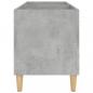 Preview: Plattenschrank Betongrau 74,5x38x48 cm Holzwerkstoff