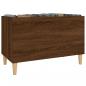 Preview: Plattenschrank Braun Eichen-Optik 74,5x38x48 cm Holzwerkstoff