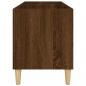 Preview: Plattenschrank Braun Eichen-Optik 74,5x38x48 cm Holzwerkstoff