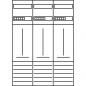 Preview: Eaton Electric ZSD-Z37A1333 Zählerfeld, 3-feldrig, vorbereitet, Version Z37A1333