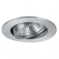 Preview: ARDEBO.de - 12261253 LED-Einbaustrahler 350 mA, 7 W, 38°, 2.700 K, rund, schwenkbar, alu mat