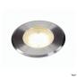 Preview: ARDEBO.de - 228412 DASAR® FLAT 80, Outdoor Bodeneinbauleuchte, LED, 3000K, IP67, rund, edels