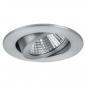 Preview: ARDEBO.de - 12361253 LED-Einbaustrahler 350 mA, 7 W, 38°, 3.000 K, rund, schwenkbar, alu mat