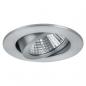 Preview: Brumberg 12361253 LED-Einbaustrahler 350 mA, 7 W, 38°, 3.000 K, rund, schwenkbar, alu mat