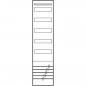 Preview: Abn VS17 Verteilerfeld 1V mit Schienen, AnKlemmen 1V5, 5-polig, BxH: 250x1050mm