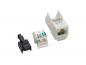 Preview: Abn BP115 RJ45-Adapter_ohne Patchkabel für 3Pkt,-Platz Cat, 6 Modul 90Grad, Buchse u