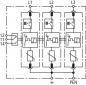 Preview: Dehn + Söhne DG M TNC ACI 275 FM Überspannungsableiter Typ 2 DEHNguard M 3-polig Uc 275V mit 