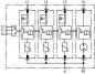 Preview: Dehn + Söhne DG M TNS ACI 275 FM Überspannungsableiter Typ 2 DEHNguard M 4-polig Uc 275V mit 