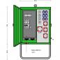 Preview: Elektra Tailfingen V 63N/A/6211-2 Verteilerschrank im Gehäuse aus verzin