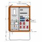 Preview: Walther Werke WAV0179R1 Anschlussverteilerschrank 55kVA mit Zählerplatz, 2 RCDs Typ B, 13 LS, 