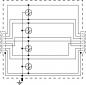 Preview: Dehn + Söhne DPA M CLD RJ45B 48 Überspannungsableiter DEHNpatch mit 2 RJ45-Buchsen