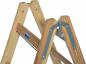 Preview: Krause 818348 Holz Stufen/Sprossen Doppelleiter 2x7