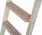 Preview: Krause 818348 Holz Stufen/Sprossen Doppelleiter 2x7