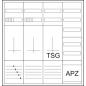 Preview: Eaton Electric ZSD-ZZTV-1100/APZ Zähler-Komplettschrank für 3-Punktbefestigung, ohne Bestückung