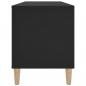 Preview: Plattenschrank Schwarz 100x38x48 cm Holzwerkstoff