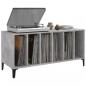 Preview: Plattenschrank Betongrau 100x38x48 cm Holzwerkstoff