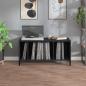 Preview: Plattenschrank Schwarz 100x38x48 cm Holzwerkstoff