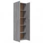 Preview: Büroschrank Grau Sonoma 60x32x190 cm Holzwerkstoff