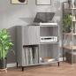 Preview: ARDEBO.de - Plattenschrank Grau Sonoma 84,5x38x89 cm Holzwerkstoff