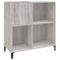 Preview: Plattenschrank Grau Sonoma 84,5x38x89 cm Holzwerkstoff