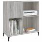 Preview: Plattenschrank Grau Sonoma 84,5x38x89 cm Holzwerkstoff