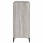 Preview: Plattenschrank Grau Sonoma 84,5x38x89 cm Holzwerkstoff