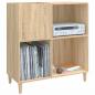 Preview: Plattenschrank Sonoma-Eiche 84,5x38x89 cm Holzwerkstoff