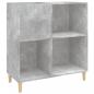 Preview: Plattenschrank Betongrau 84,5x38x89 cm Holzwerkstoff