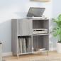 Preview: ARDEBO.de - Plattenschrank Grau Sonoma 84,5x38x89 cm Holzwerkstoff