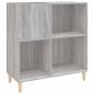 Preview: Plattenschrank Grau Sonoma 84,5x38x89 cm Holzwerkstoff