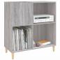 Preview: Plattenschrank Grau Sonoma 84,5x38x89 cm Holzwerkstoff