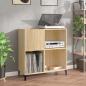 Preview: ARDEBO.de - Plattenschrank Sonoma-Eiche 84,5x38x89 cm Holzwerkstoff