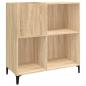 Preview: Plattenschrank Sonoma-Eiche 84,5x38x89 cm Holzwerkstoff