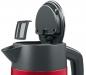 Preview: Bosch TWK4P434 Wasserkocher, 2400w, 1,7L, Cordless, Dampfstop, Deckelöffnung auf Knopfdruck, rot