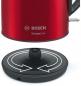 Preview: Bosch TWK3P424 Wasserkocher, 2400W, 1,7L, Anti-Rutsch-Füße, Easy storage, 360° kabellos, rot