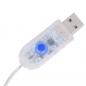 Preview: LED-Rentiere 2 Stk. Blau 80 LEDs Acryl