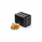 Preview: Bosch TAT3P423DE Kompakt Toaster Design Line, 820-970 W, Brötchen-Aufsatz, Auftau- und Aufwärmfunktion, High Lift, schwarz