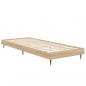 Preview: Bettgestell Sonoma-Eiche 75x190 cm Holzwerkstoff