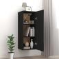 Preview: Wandschrank Schwarz 34,5x34x90 cm Holzwerkstoff