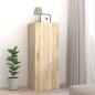 Preview: ARDEBO.de - Wandschrank Sonoma-Eiche 34,5x34x90 cm Holzwerkstoff