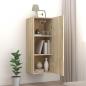 Preview: Wandschrank Sonoma-Eiche 34,5x34x90 cm Holzwerkstoff